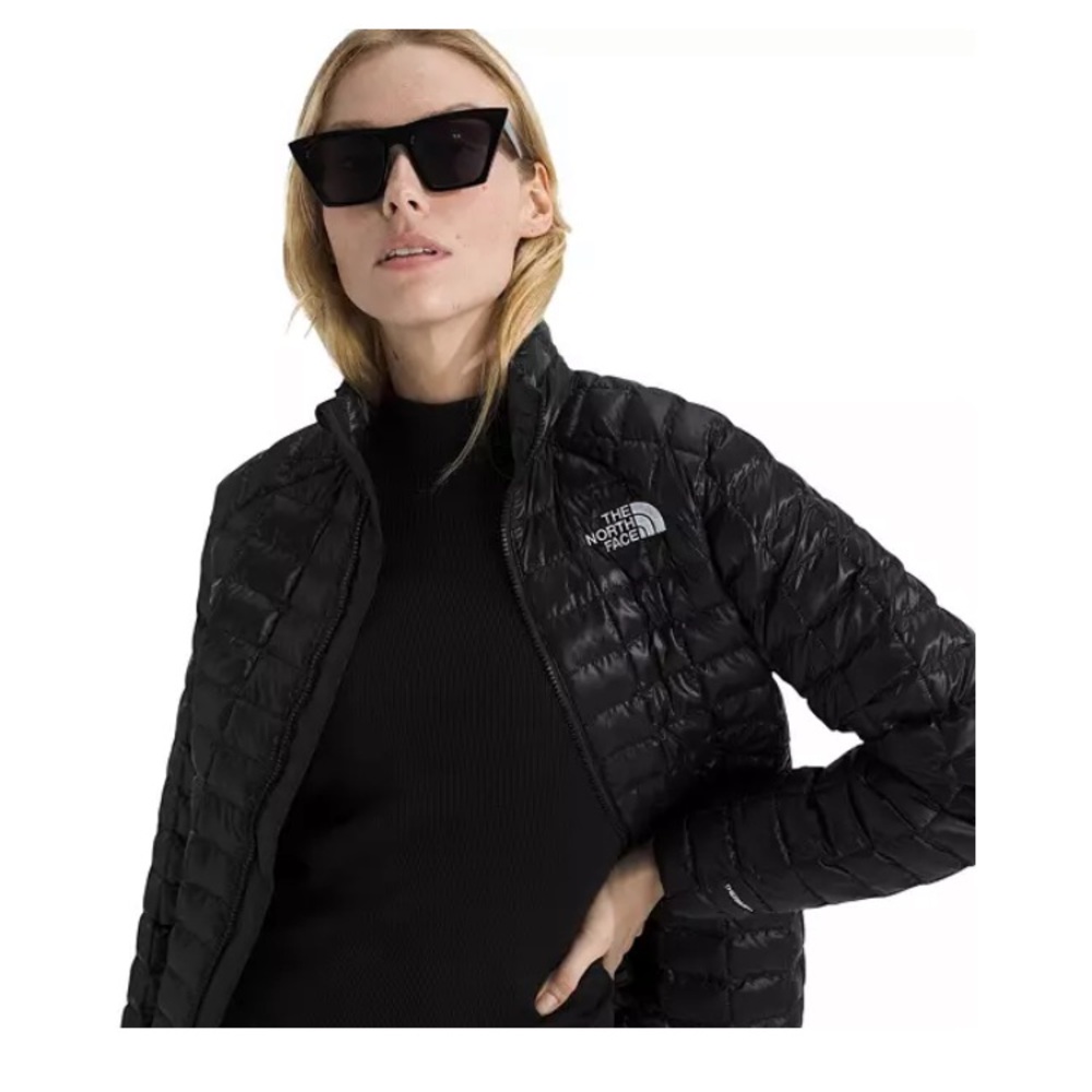 The North Face NWT black Thermoball jacket quilted puffer size Large